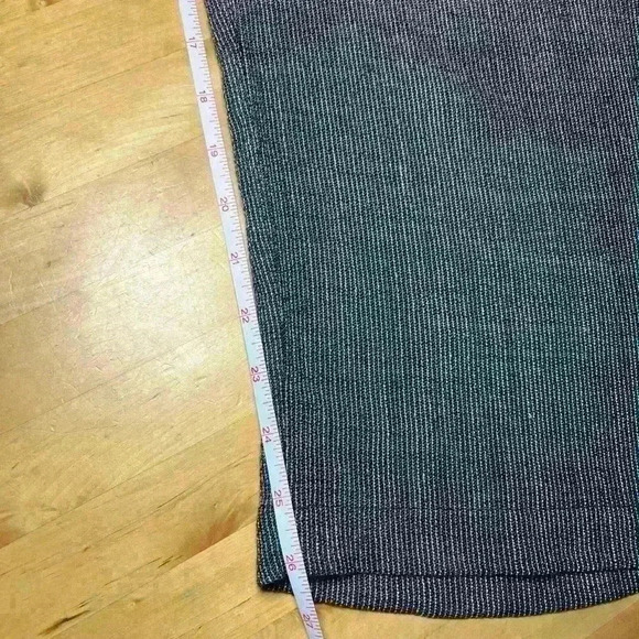 Eileen Fisher Linen Blend Wide Leg Trouser Zip fly Partial Elastic waist Sz S - Picture 10 of 15